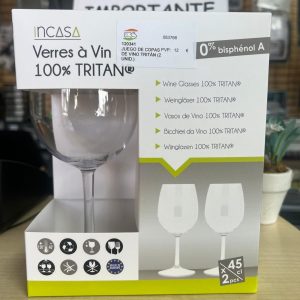Copa de vino Tritan – Lote de 2